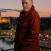 Blood Sacrifice S01 Alfred Berg Red Wool Coat