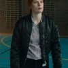 Blood Sacrifice S01 Natalie Eklund Black Bomber Jacket