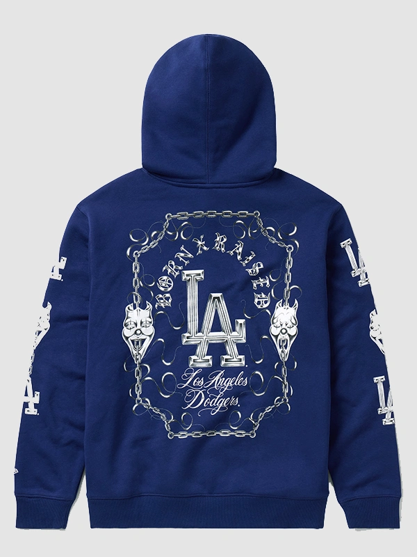 Born x Raised Dodgers Masks Fleece Pullover Hoodie