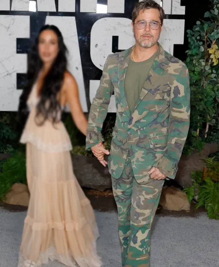 Brad Pitt Nashville Premiere Heart Of The Beast Military Suit