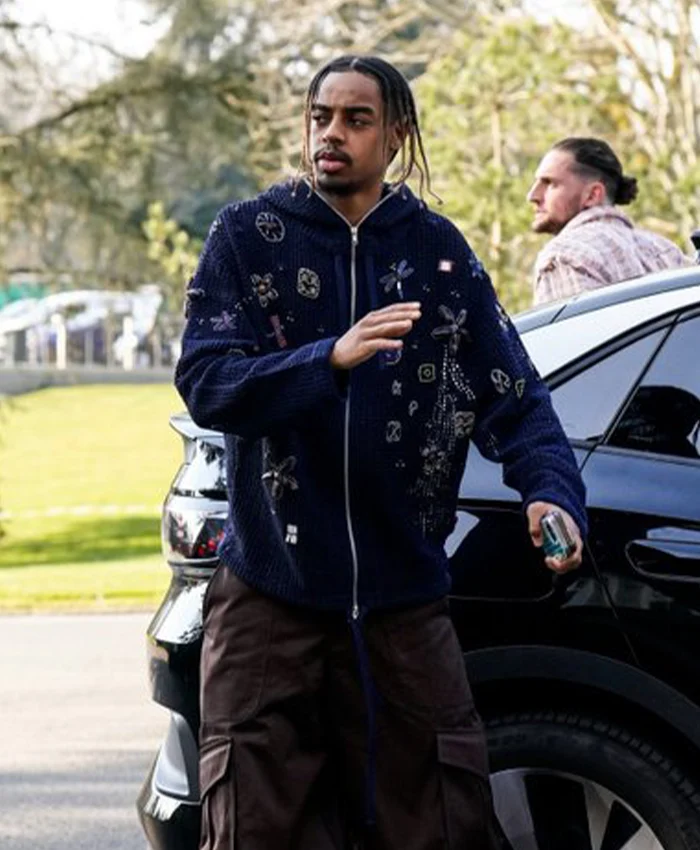 Bradley Barcola Kenzo Crochet Hooded Jacket