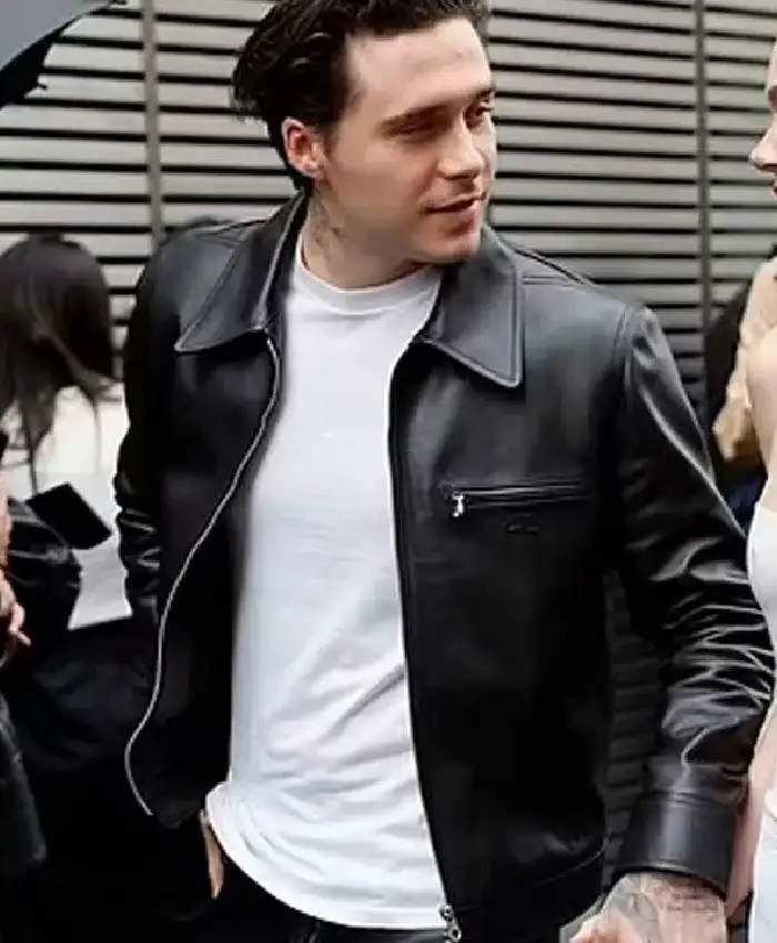 Brooklyn Beckham PFW Black Jacket