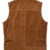 Brown Suede Leather Vest