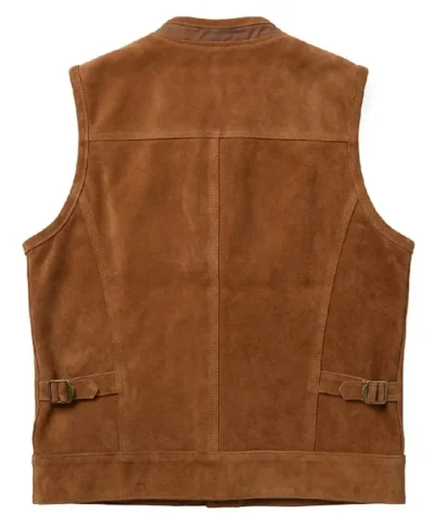 Brown Suede Leather Vest