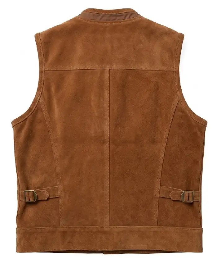 Brown Suede Leather Vest