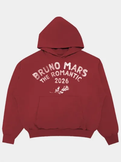 2026 Bruno Mars The Romantic Tour Hoodie