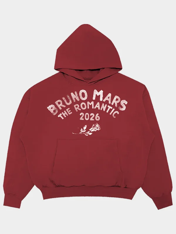 2026 Bruno Mars The Romantic Tour Hoodie