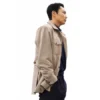 Byun Yo-han Tazza 4 Beige Cotton Outerwear