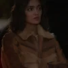 CSI Vegas S02 Allie Rajan Sherpa Suede Jacket