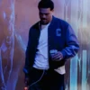 Caleb Williams Tunnel Blue Varsity Jacket
