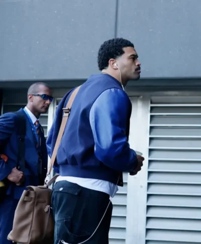 Caleb Williams Tunnel Blue Varsity Jacket