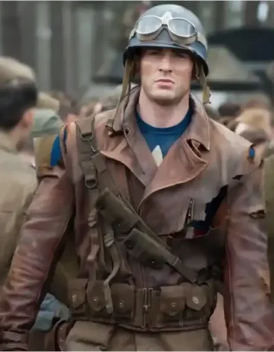 Captain America The First Avenger Leather Jacket