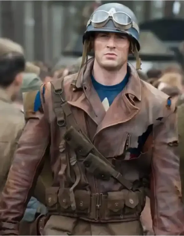 Captain America The First Avenger Leather Jacket
