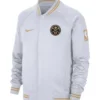 Celtics Ring Ceremony White Varsity Jacket