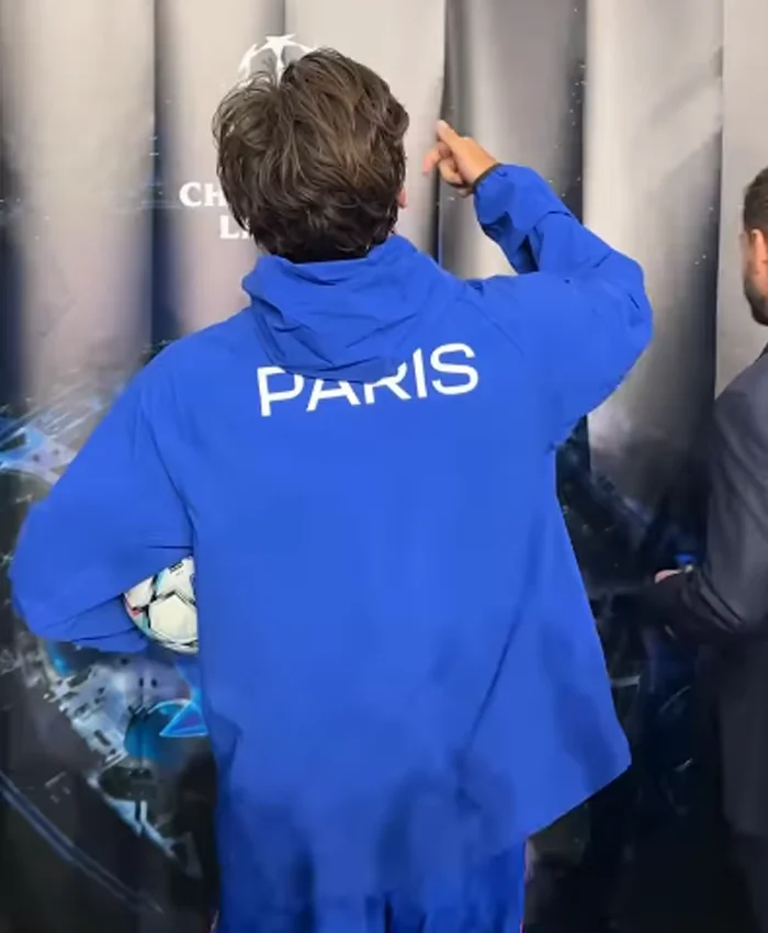Champions League Ferran Torres Blue Jacket