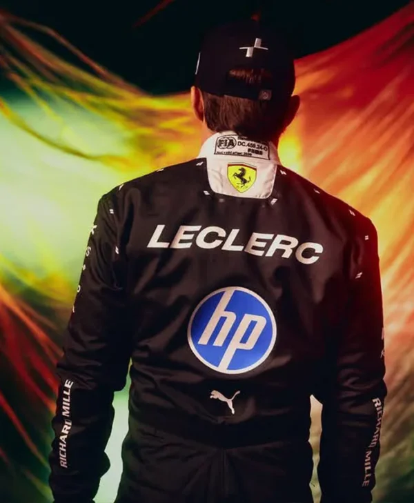 Charles Leclerc Scuderia Ferrari F1 Black Race Suit