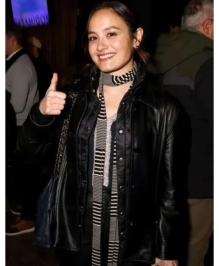 Chase Sui 2026 Black Leather Jacket