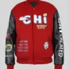 Chi Created Red Varsity Jacket