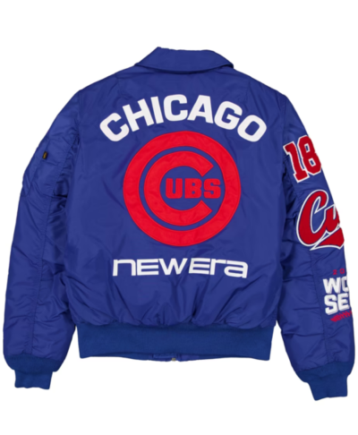 Chicago Cubs Alpha Industries New Era MA1 Bomber Jacket