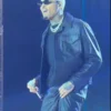Chris Brown R&B Tour Black Leather Jacket 2026