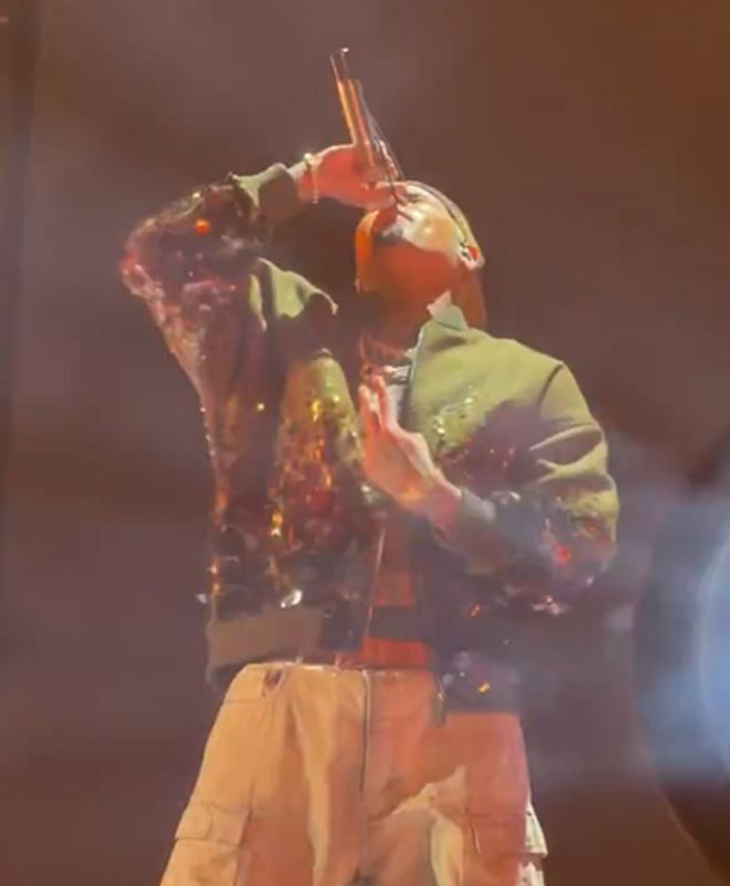 Chris Brown Sequin Jacket