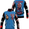 Chucky Horror Movie Wool Leather Jacket