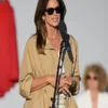 Cindy Crawford Omega European Masters Leather Jacket