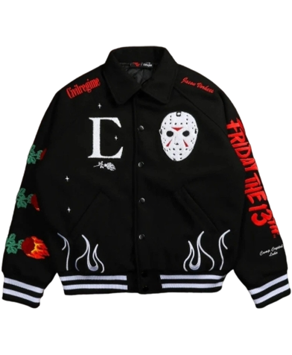 Civil Regime Friday The 13th Jason Voorhees Letterman Jacket