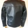 Classic Biker Red And Black Leather Jacket