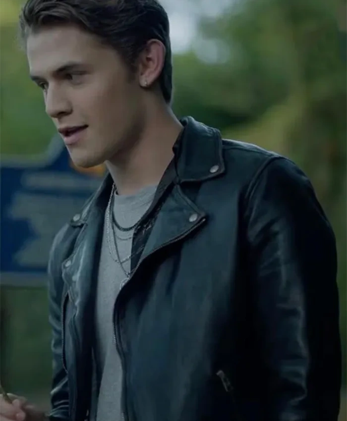 Coven Academy S01 Ollie Biker Leather Jacket