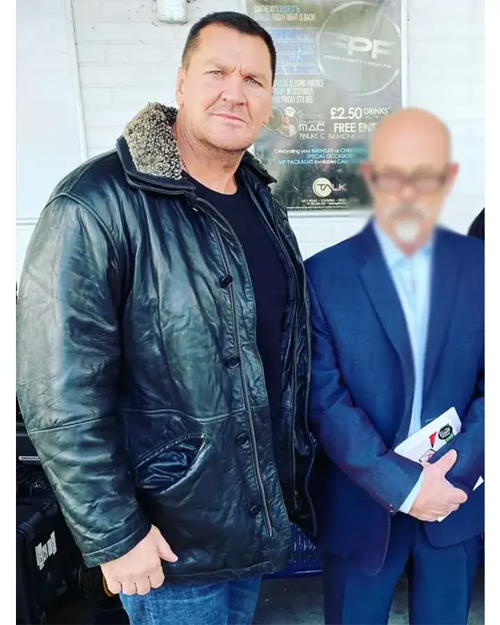 Craig Fairbrass Rise Of The Footsoldier Vengeance Black Leather Jacket