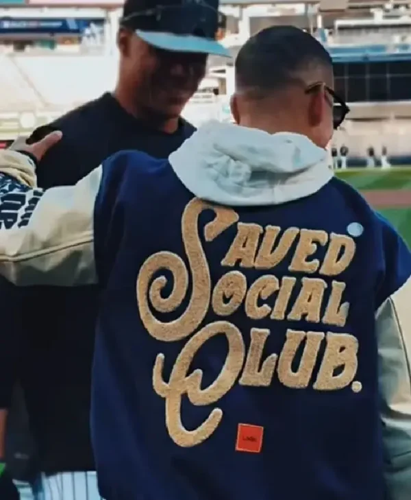 Daddy Yankee Blue Varsity Jacket