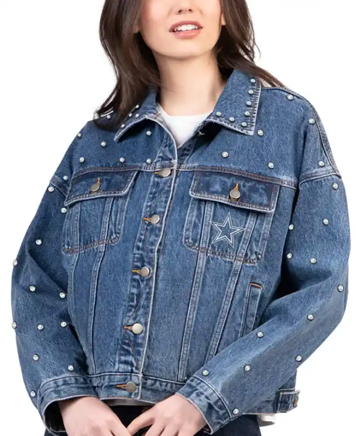 Dallas Cowboys G-III 4Her Pearl Denim Jacket