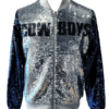 Dallas Cowboys Sequin Bomber Jacket