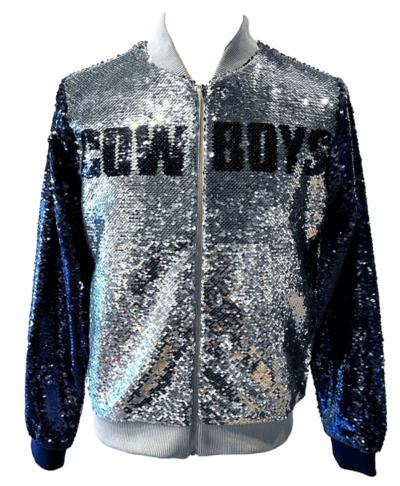 Dallas Cowboys Sequin Bomber Jacket