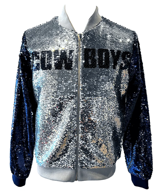 Dallas Cowboys Sequin Bomber Jacket