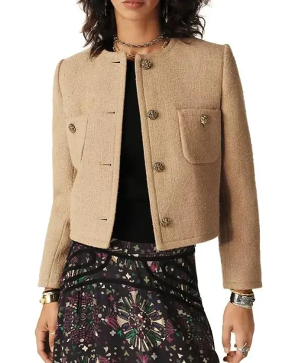 Danielle Campbell The Waterfront S01 Cropped Jacket