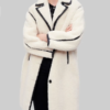 Dark Matter Tiff Abreu White Shearling Coat