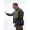David Morrissey Tip Toe Blue Puffer Coat
