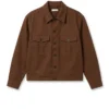 David Pastrnak NY Fashion Week Brown Jacket