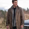 Dean Winchester Supernatural Distressed Brown Leather Jacket