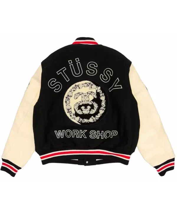 Denim Tears Stussy Our Legacy Wool Leather Varsity Jacket