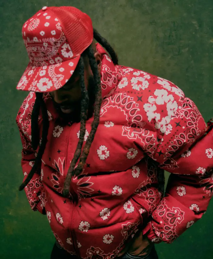 Denim Tears Unveils FW26 Red Puffer Jacket