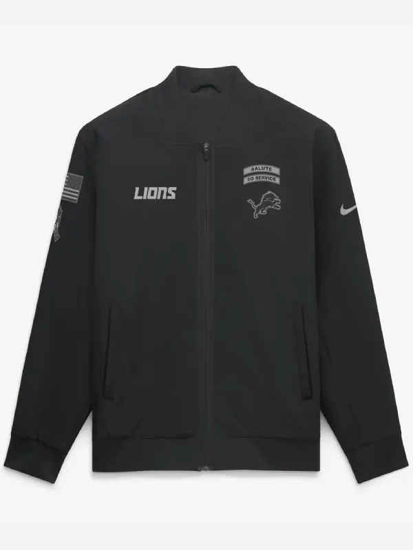 Detroit Lions Salute to Service Bomber Jacket 2026