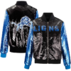 Detroit Lions Sequin Bomber Jacket