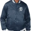 Detroit Tigers Starter Navy Blue Medium Weight Jacket