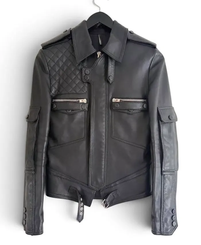 Dior Homme SS07 Diamond Leather Jacket
