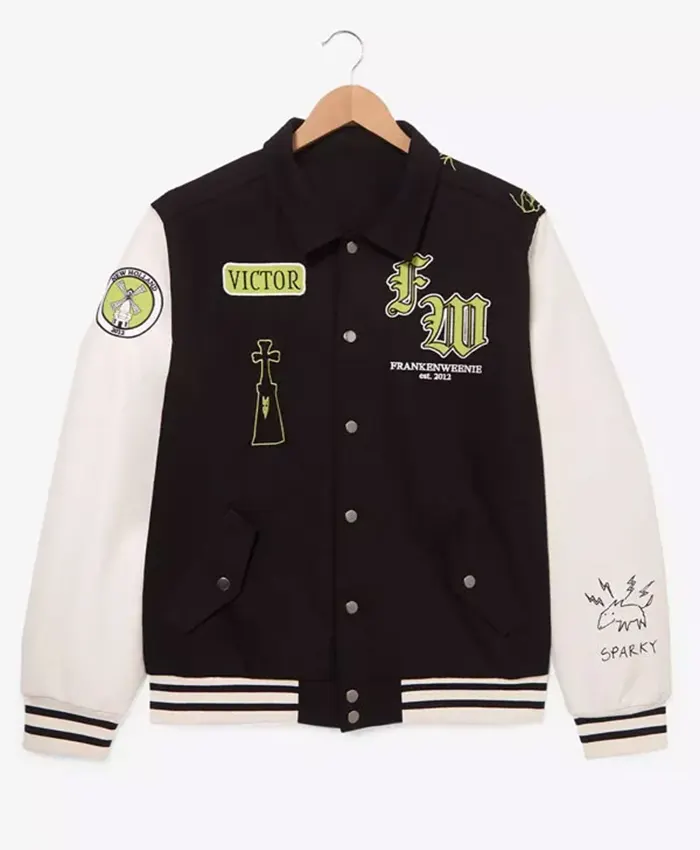 Disney Frankenweenie Glow in the Dark Varsity Jacket