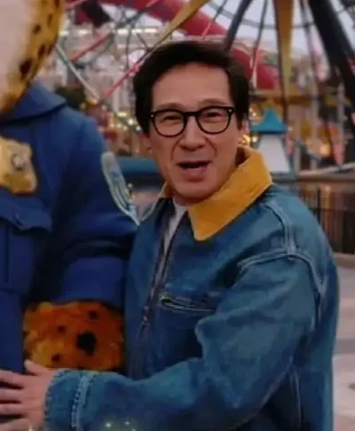 Disney Park Visit Ke Huy Quan Denim Jacket