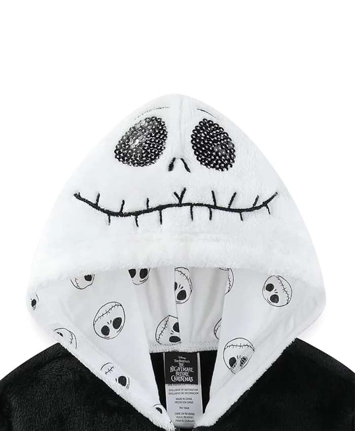 Disney x Nightmare Before Christmas Jack Skellington Fleece Jacket